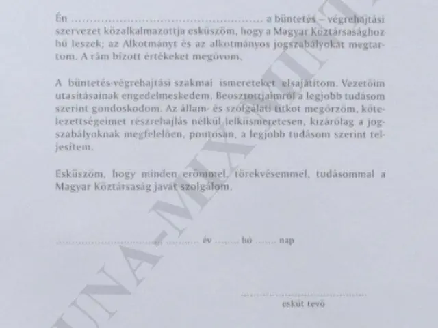 Közalkalmazotti eskü